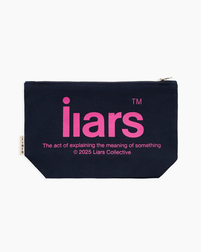 Cosmetic Bag 'Liars' Dark Blue