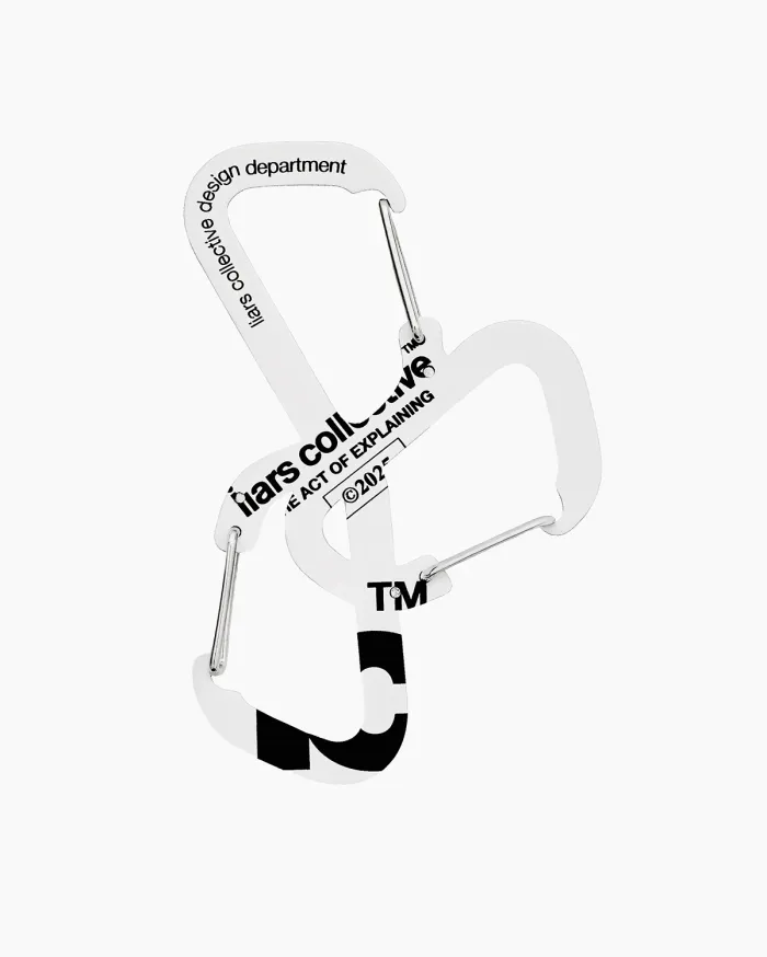 Carabiner '3in1' White