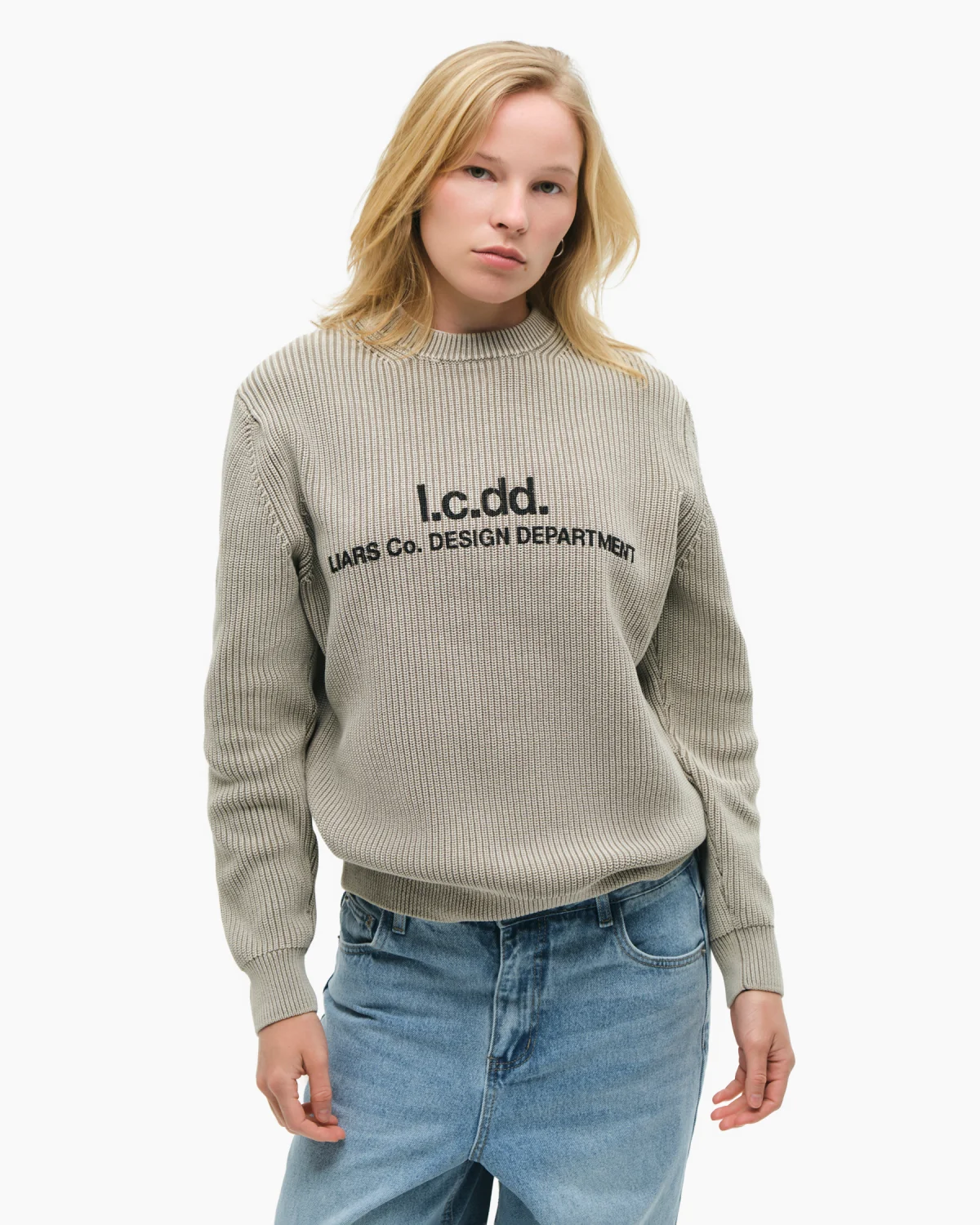 Sweater ‘Lines’ Beige