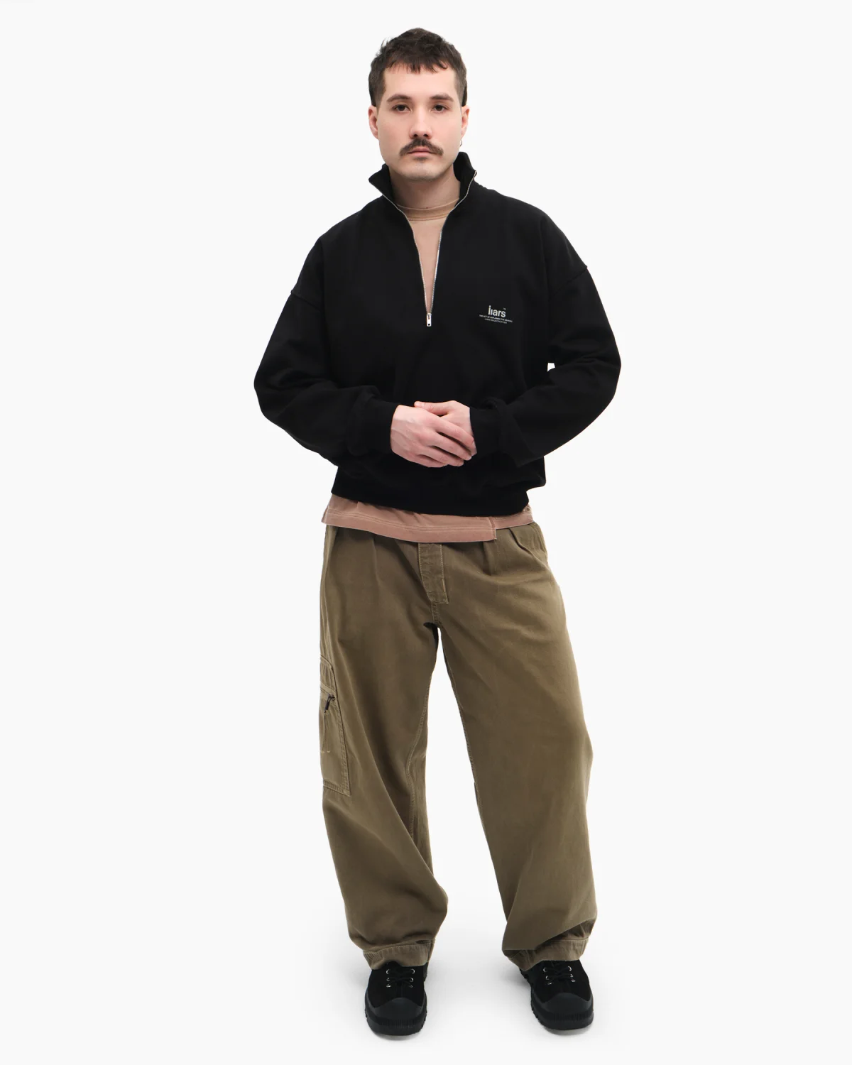 Zip-Sweat Basic Black