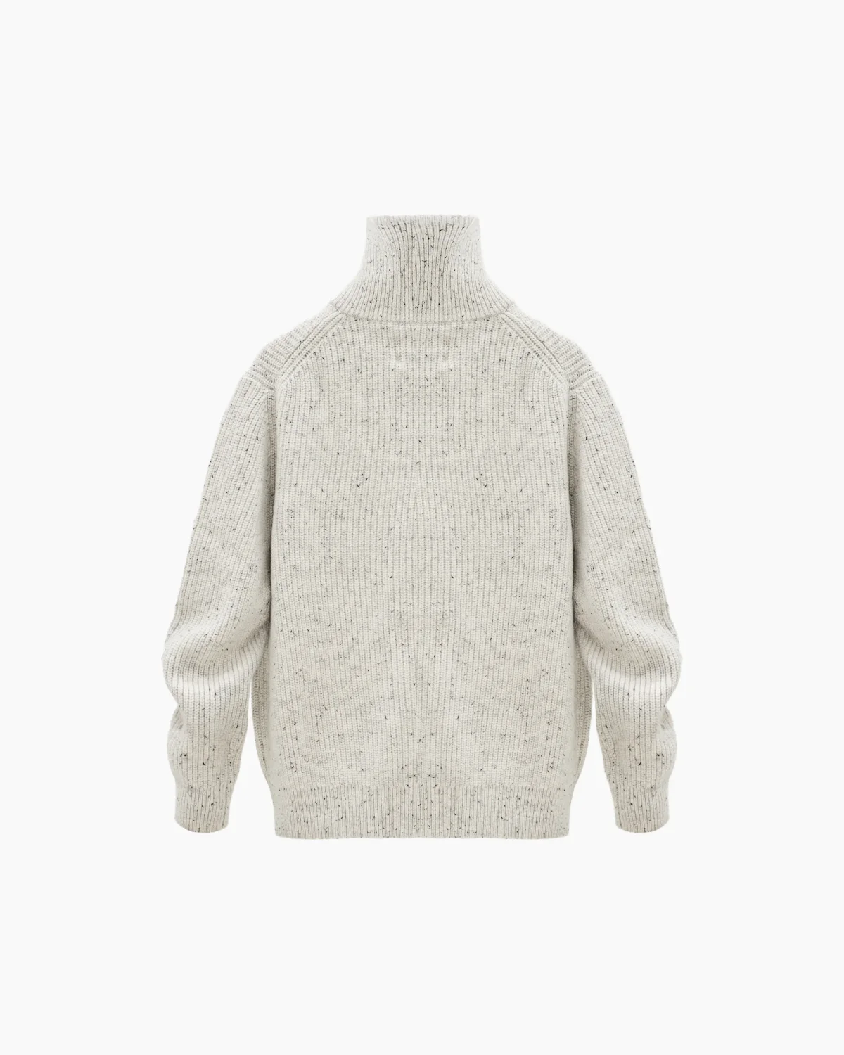 Zip-Sweater ’Collar’ Gray