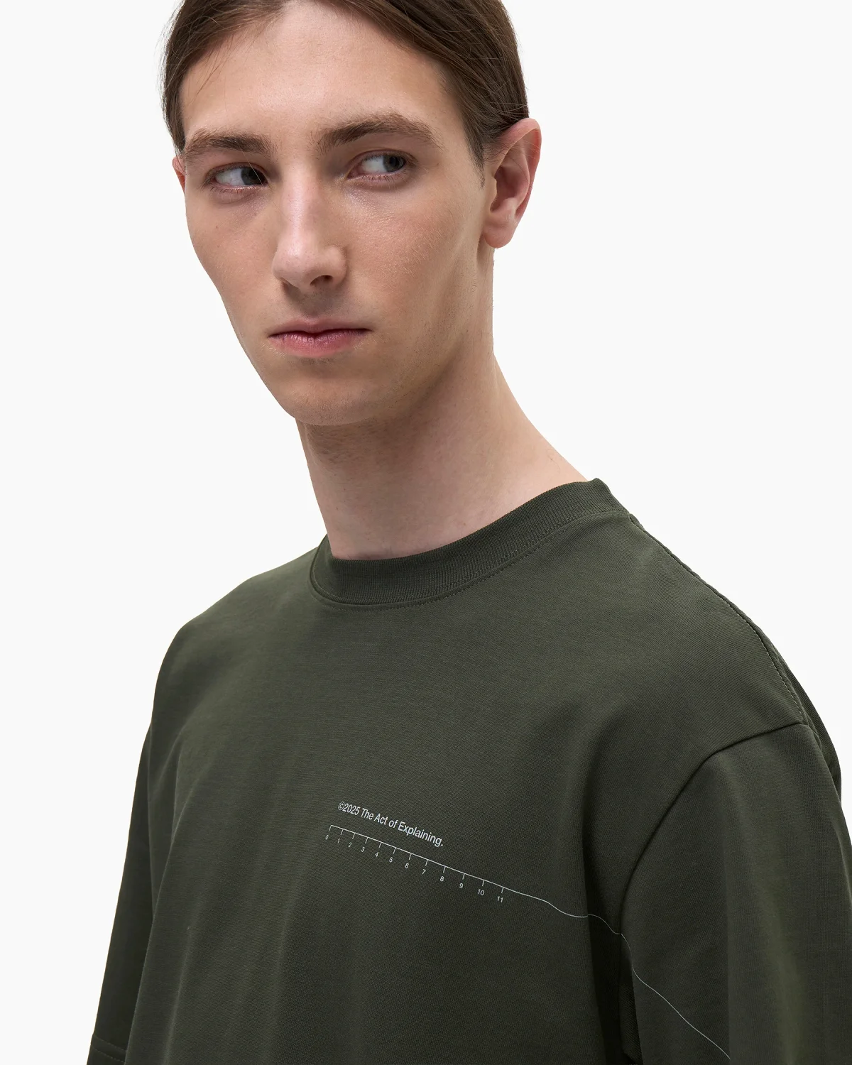 Tee 'The Act of Explaining' Green