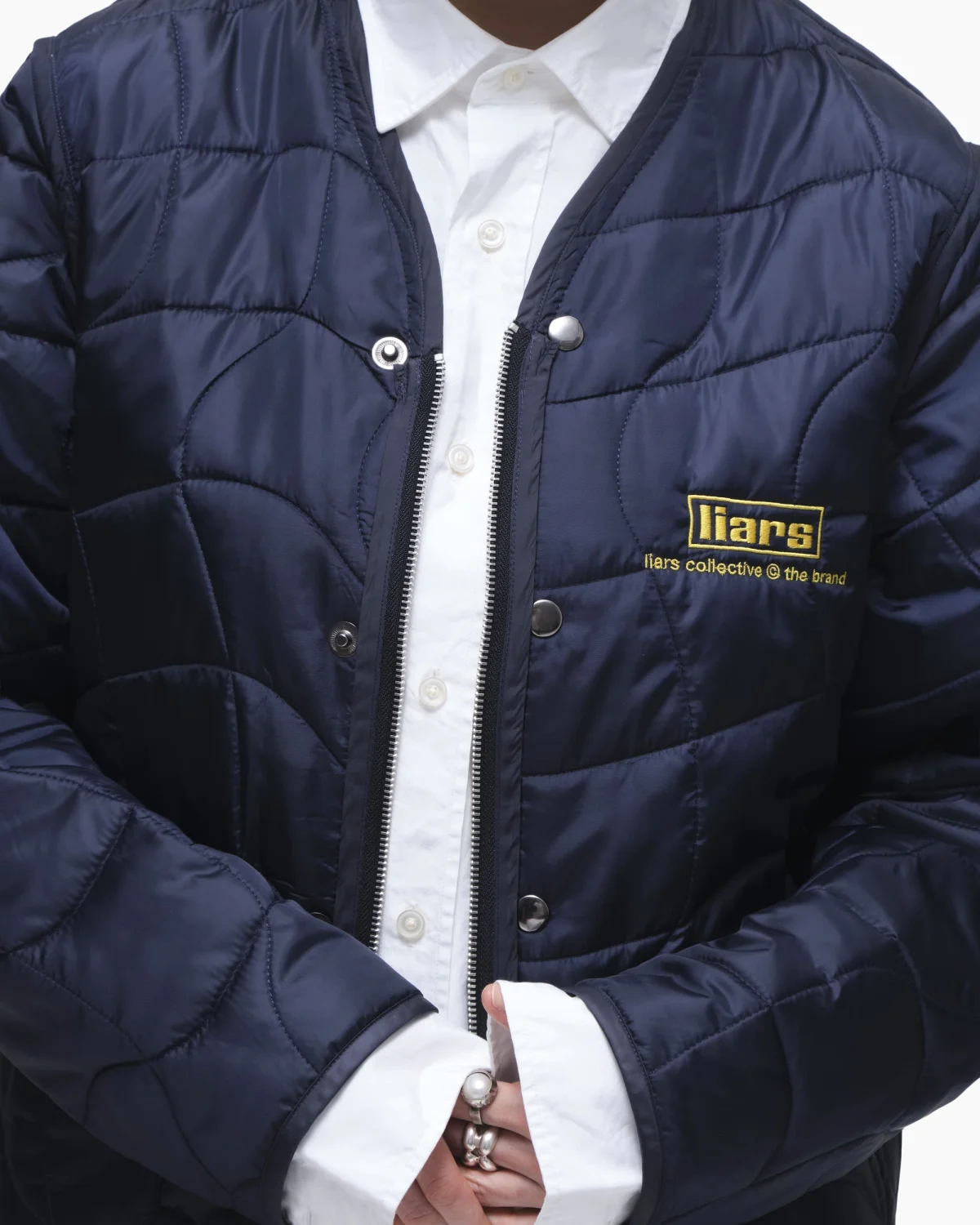 Liner Jacket 'Worker' Blue