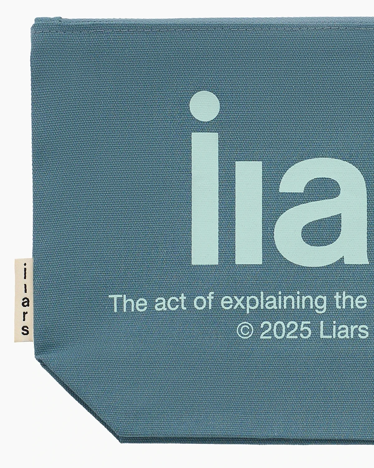 Cosmetic Bag 'Liars' Blue