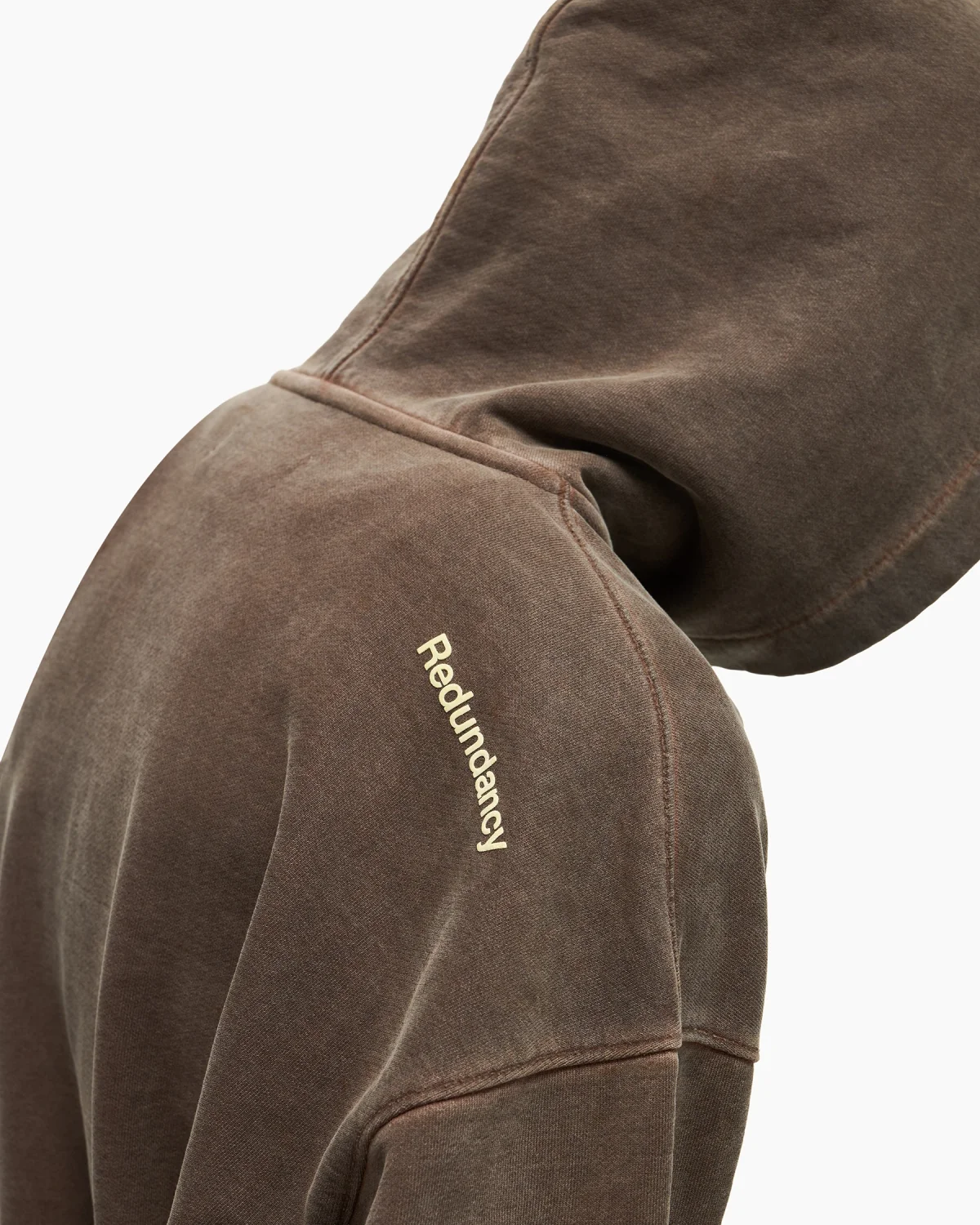 Zip-Hoodie 'Holes' Brown