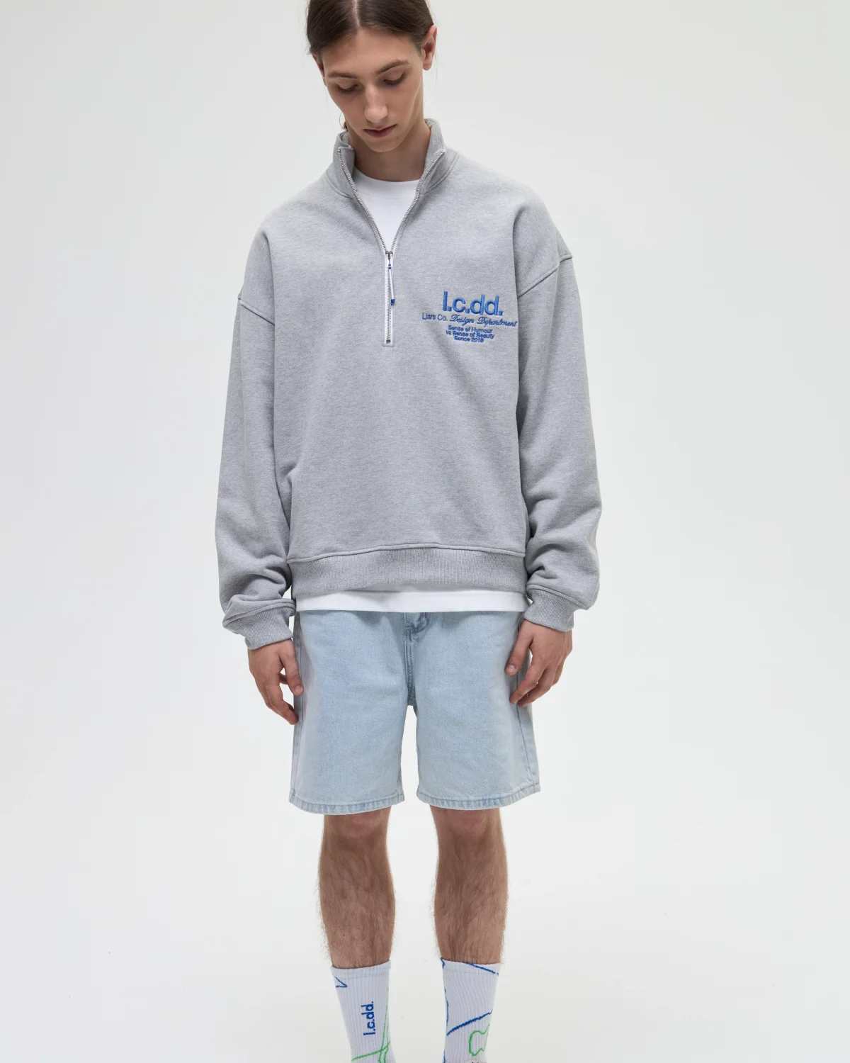 Zip-Sweat 'Fancy' Gray