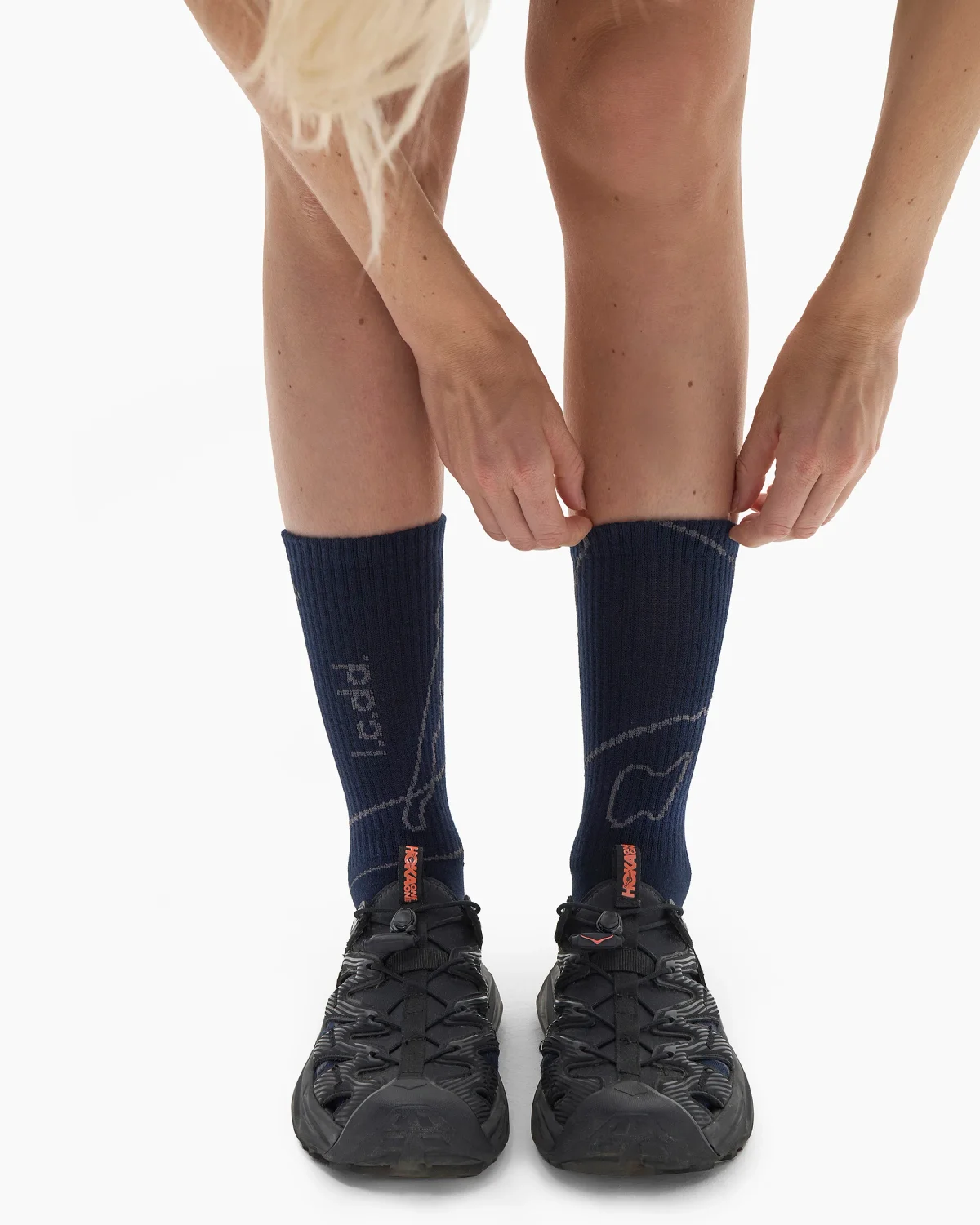 Socks 'Geometry' Blue