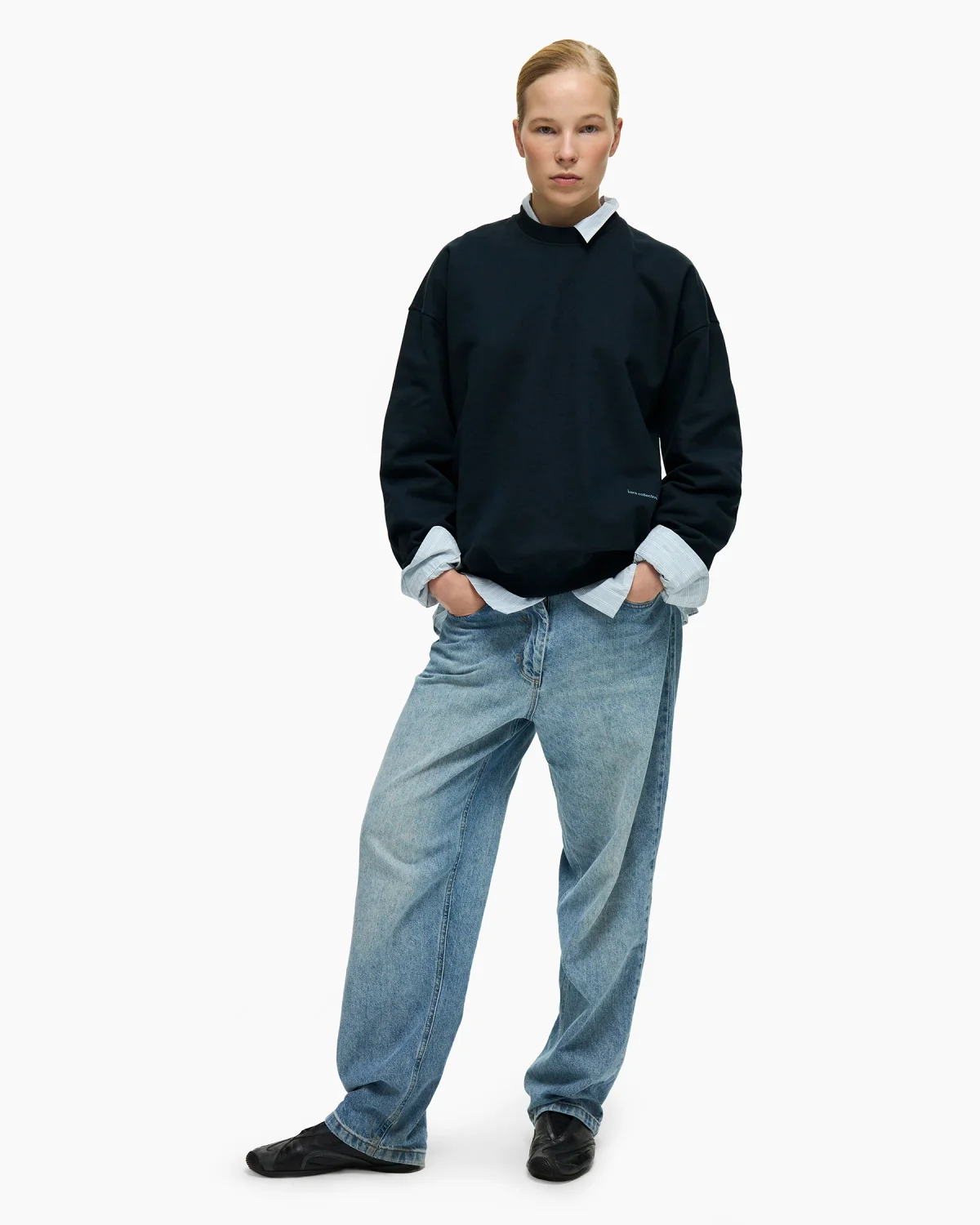 Sweatshirt 'The Act of Explaining' Blue