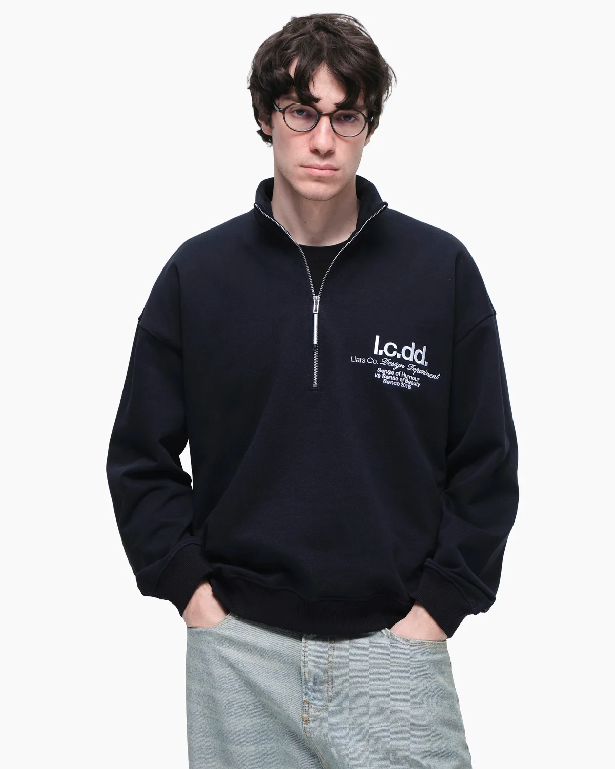 Zip-Sweat 'Fancy' Blue