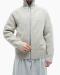Zip-Sweater ’Collar’ Gray