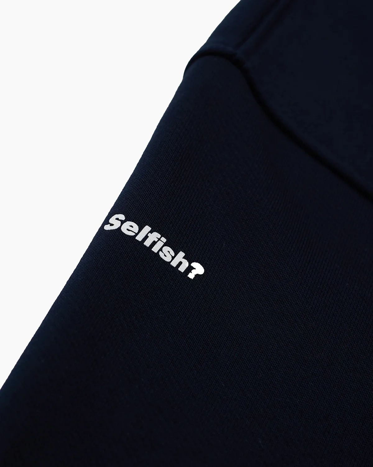 Zip-Hoodie 'Selfish' Blue