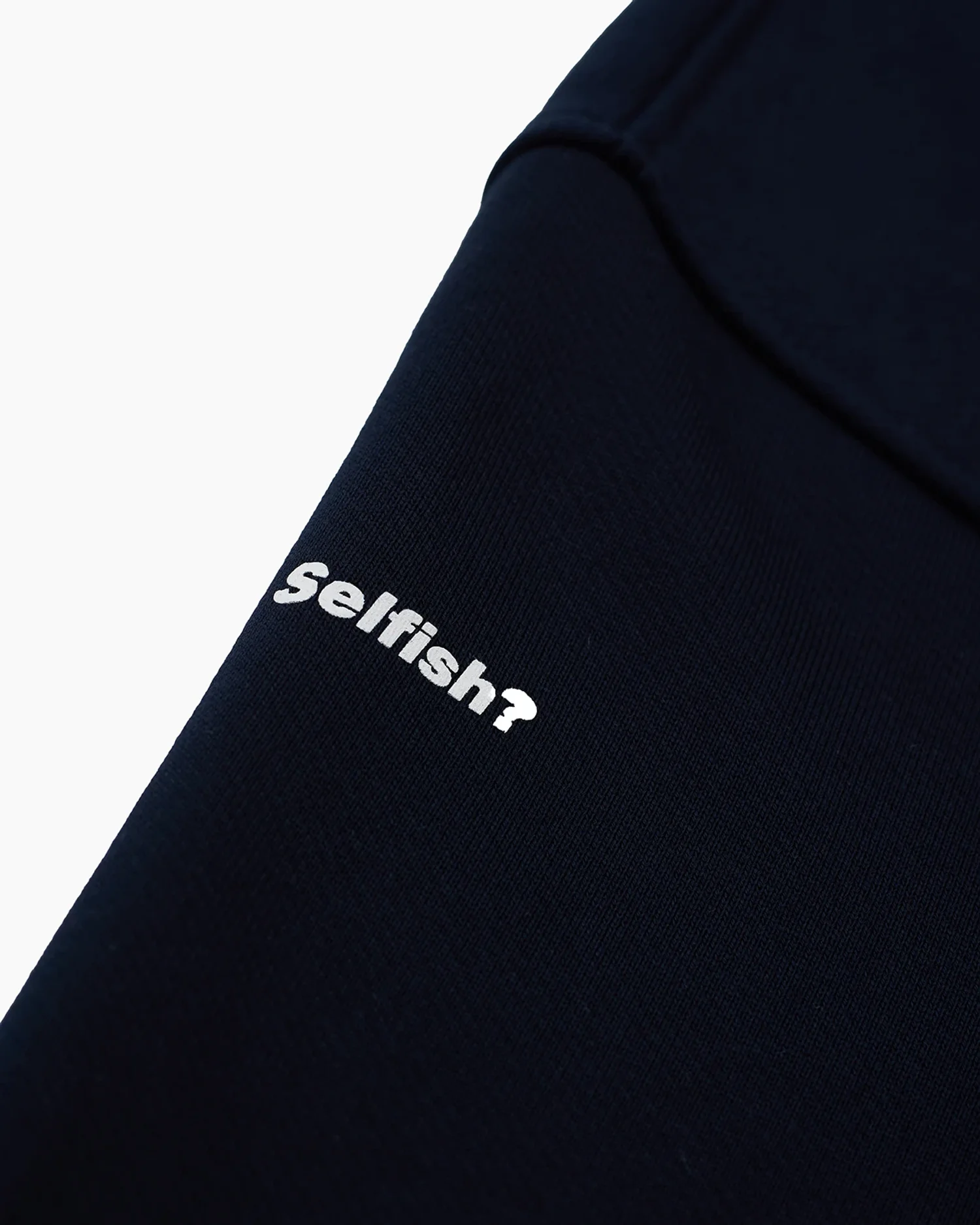 Zip-Hoodie 'Selfish' Blue