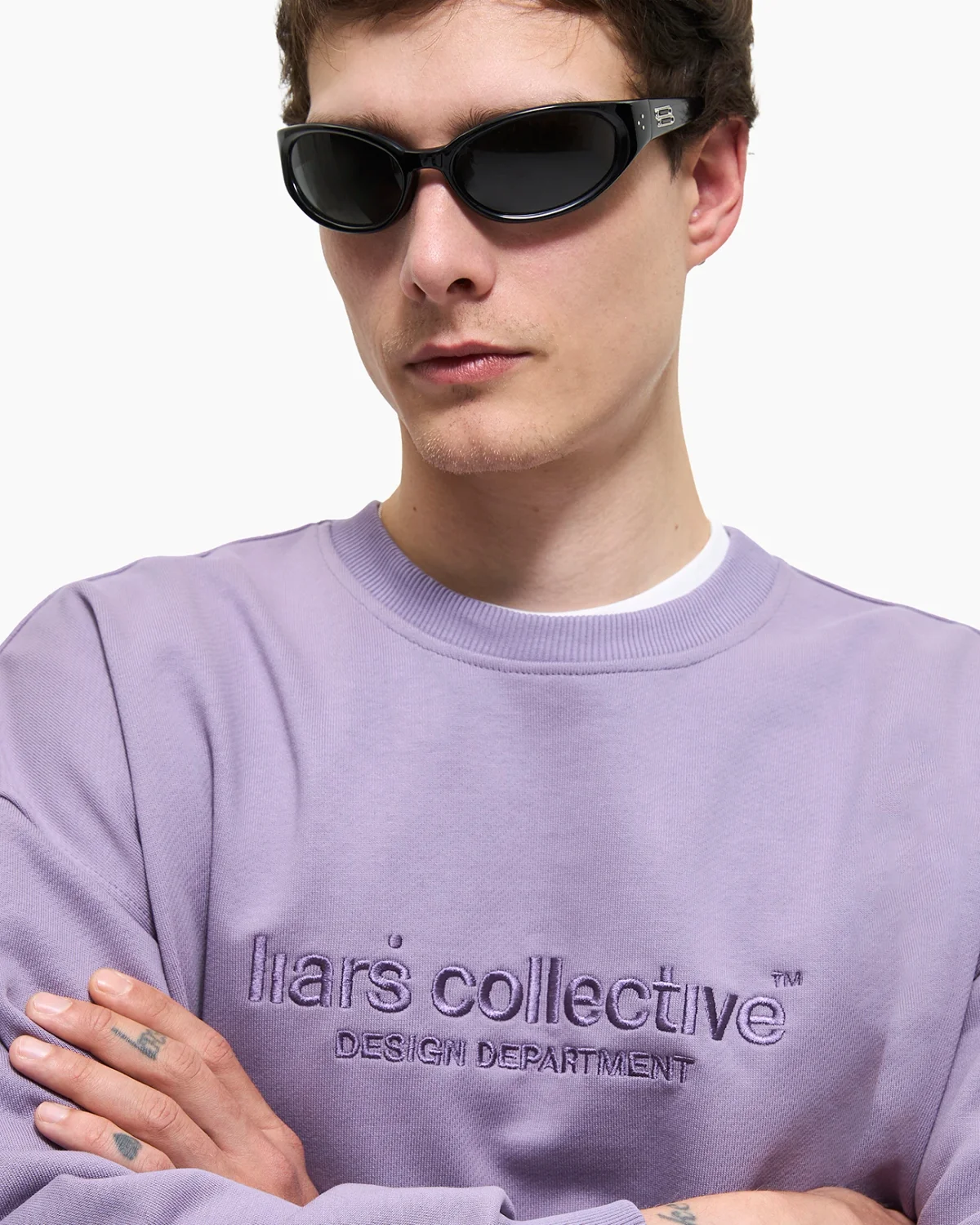 Sweatshirt 'Logo' Purple
