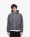 Zip-Hoodie 'Holes' Gray-2
