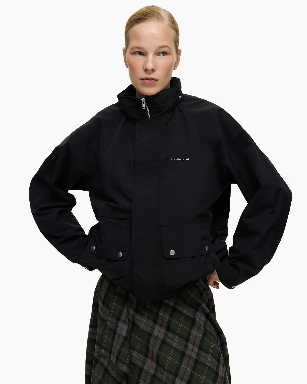 Nylon Jacket Black-2