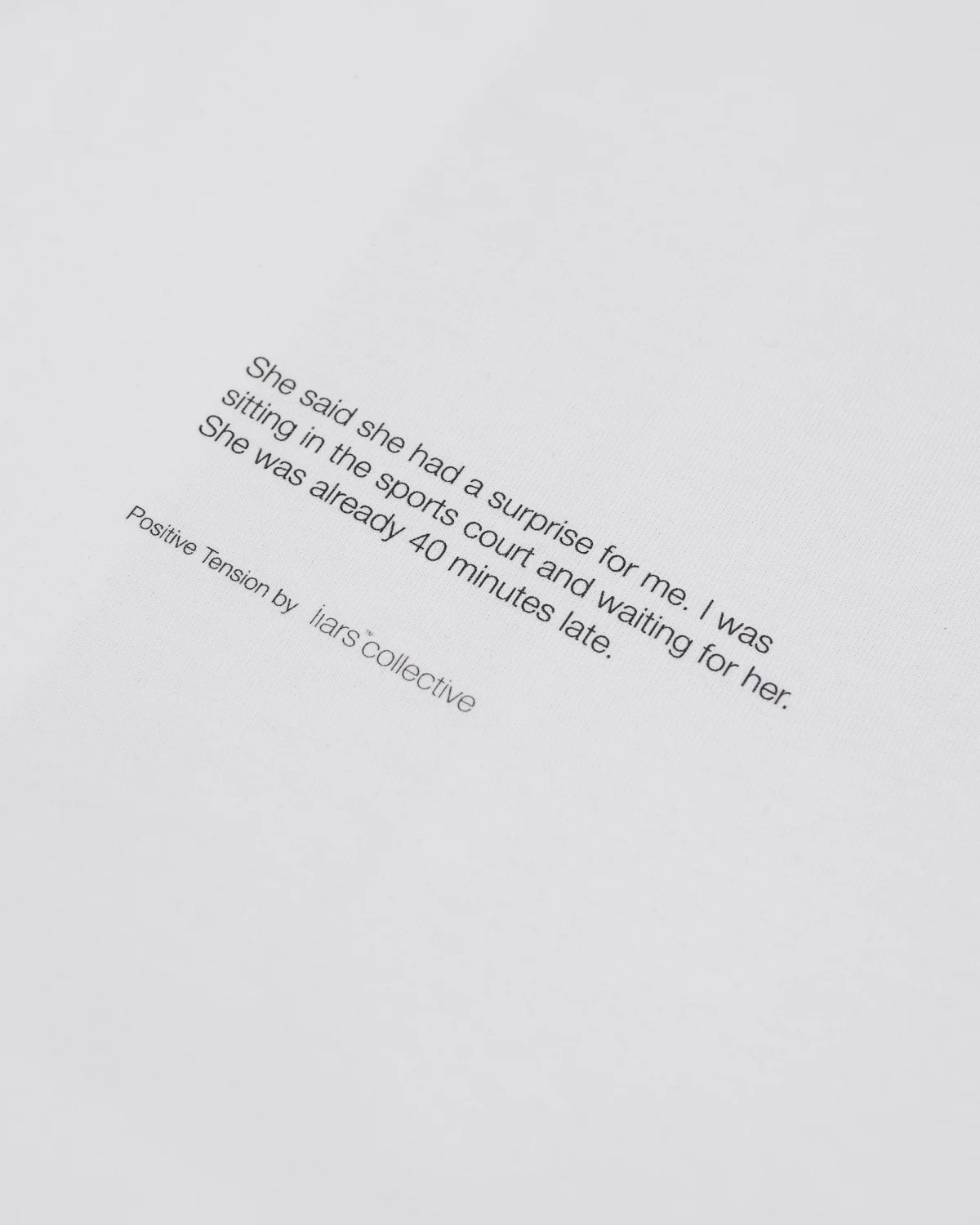 Tee 'Positive Tension' White