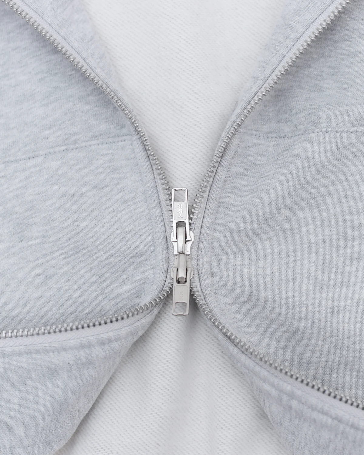 Zip-Hoodie ‘Text Hood’ Gray