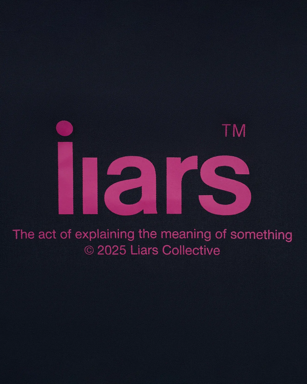 Bag 'Liars' Dark Blue