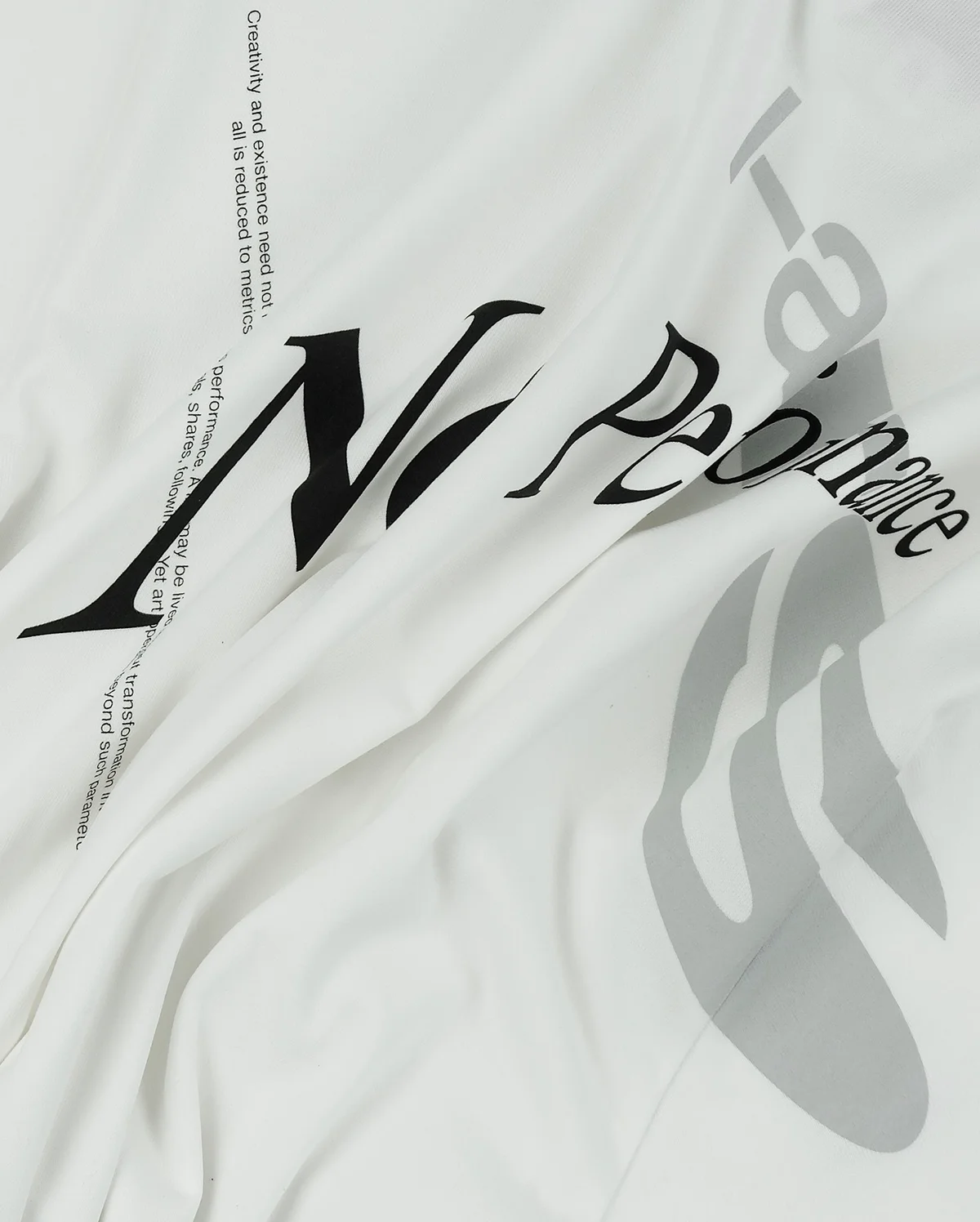 Longsleeve 'No Performance' White