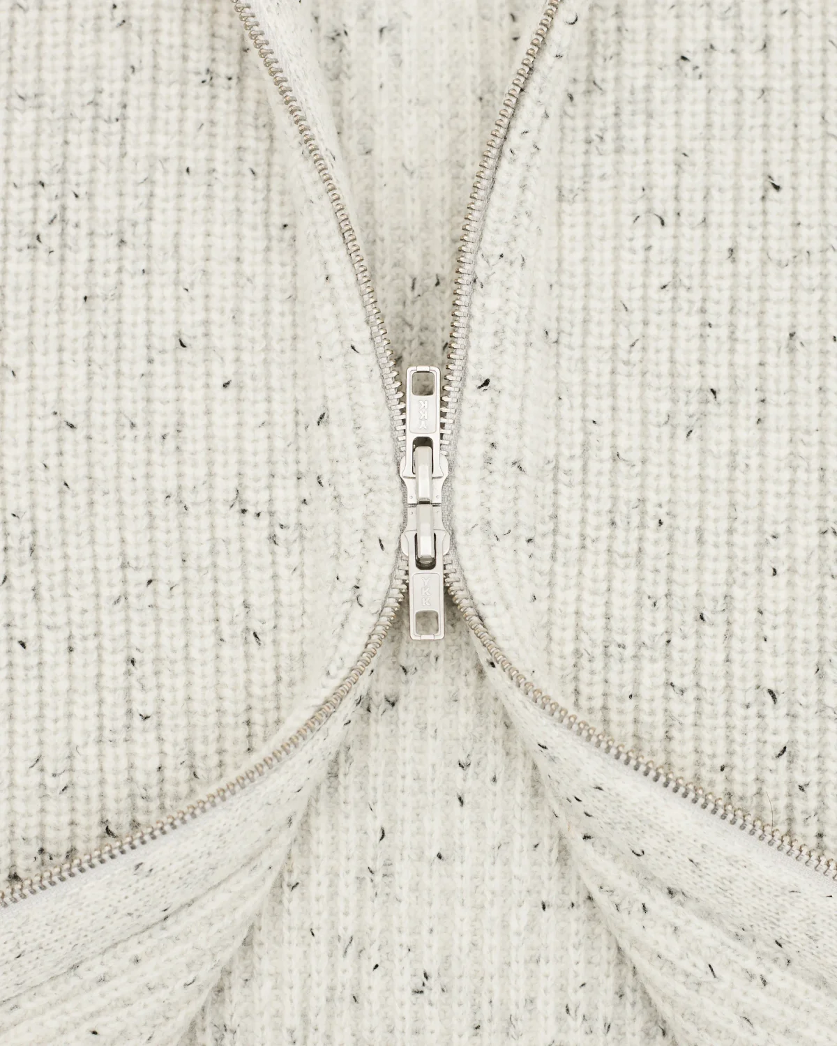 Zip-Sweater ’Collar’ Gray