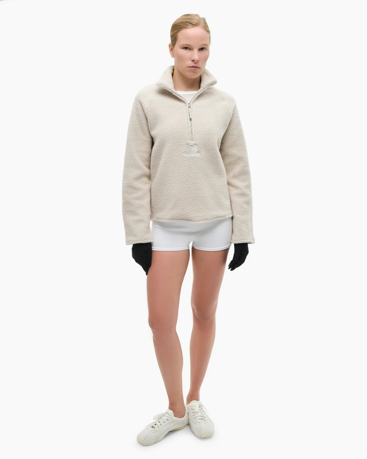 Fleece ‘Logo’ Beige