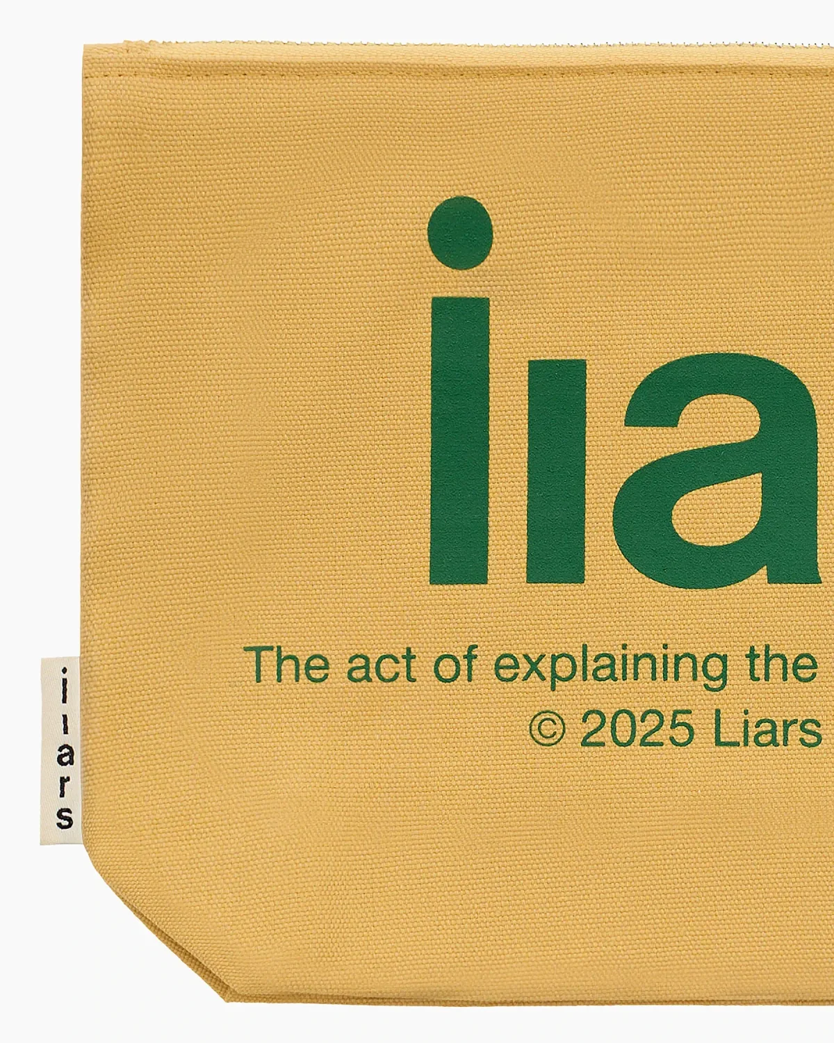 Cosmetic Bag 'Liars' Yellow