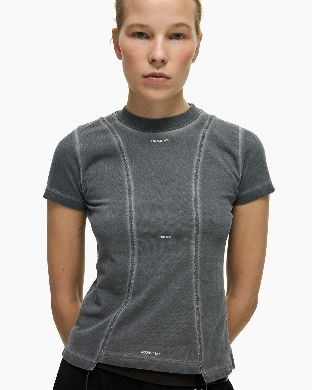 Tee ’Moonlit Sky’ Gray Woman