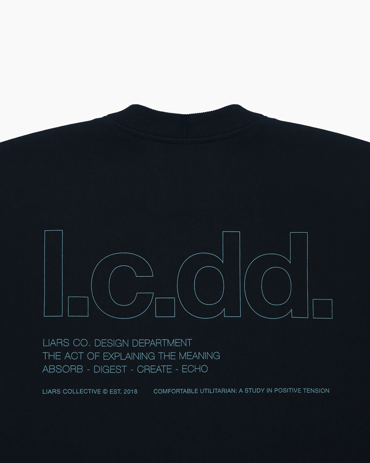 Sweatshirt 'The Act of Explaining' Blue