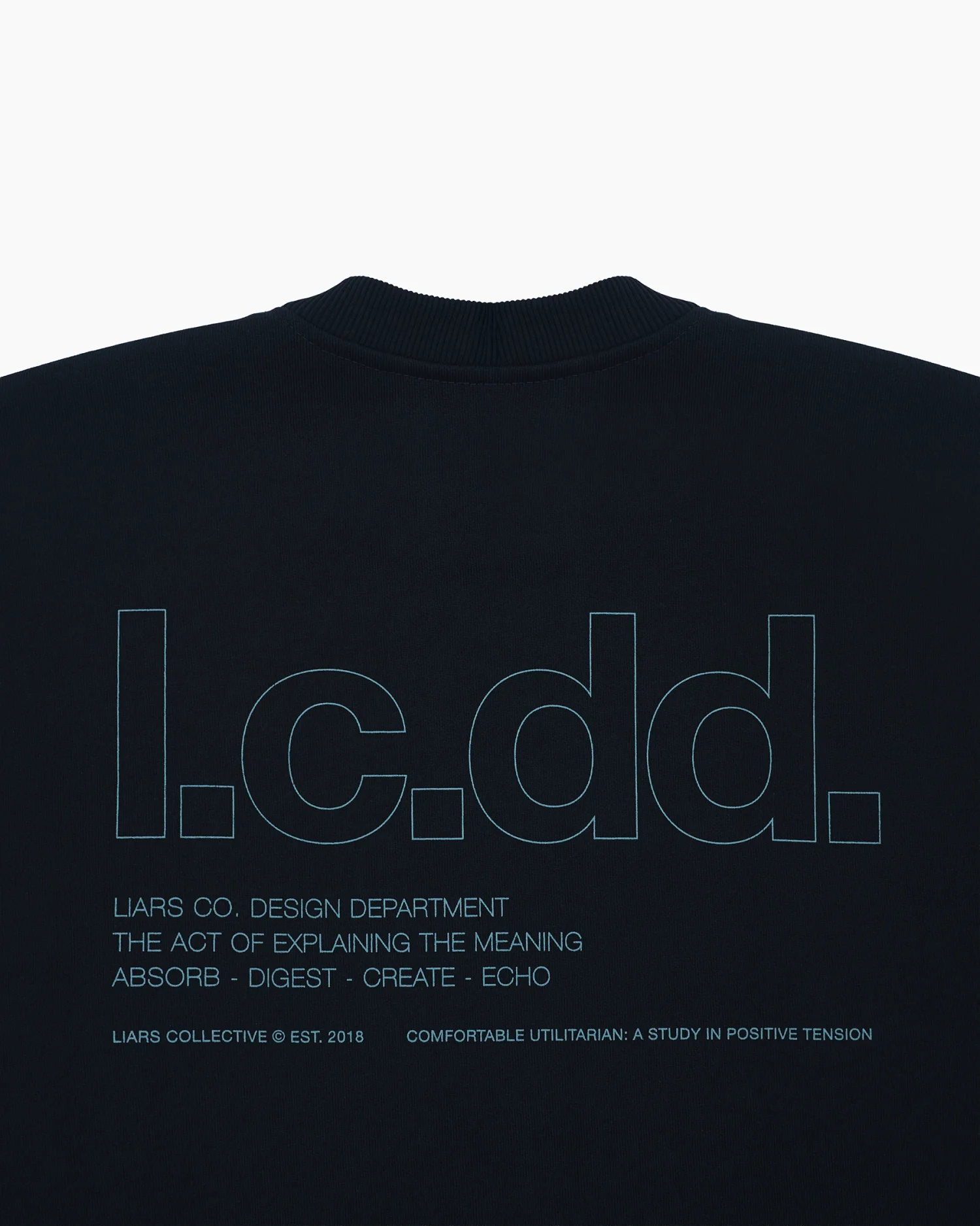 Sweatshirt 'The Act of Explaining' Blue