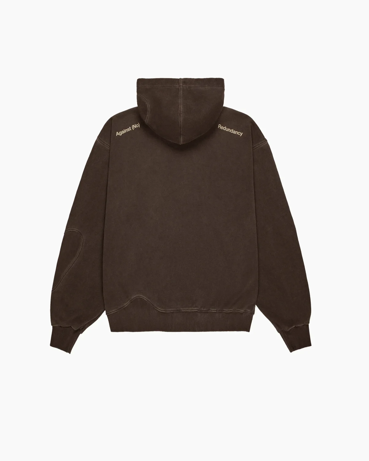 Zip-Hoodie 'Holes' Brown
