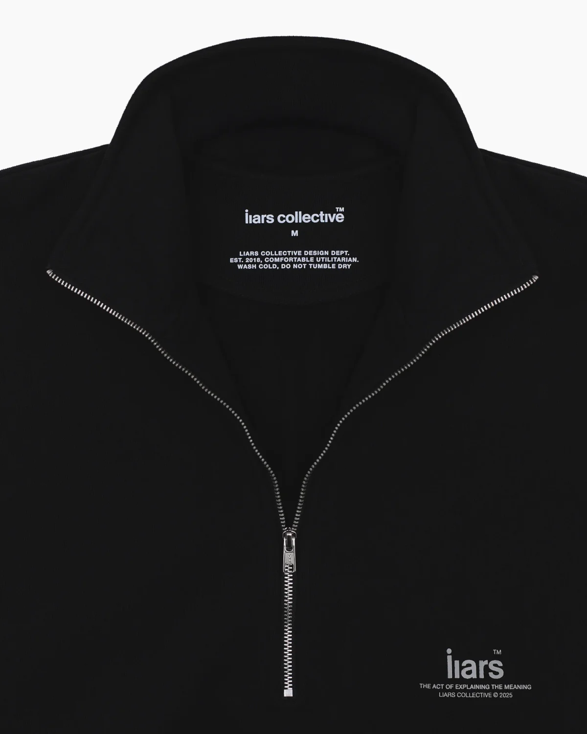 Zip-Sweat Basic Black