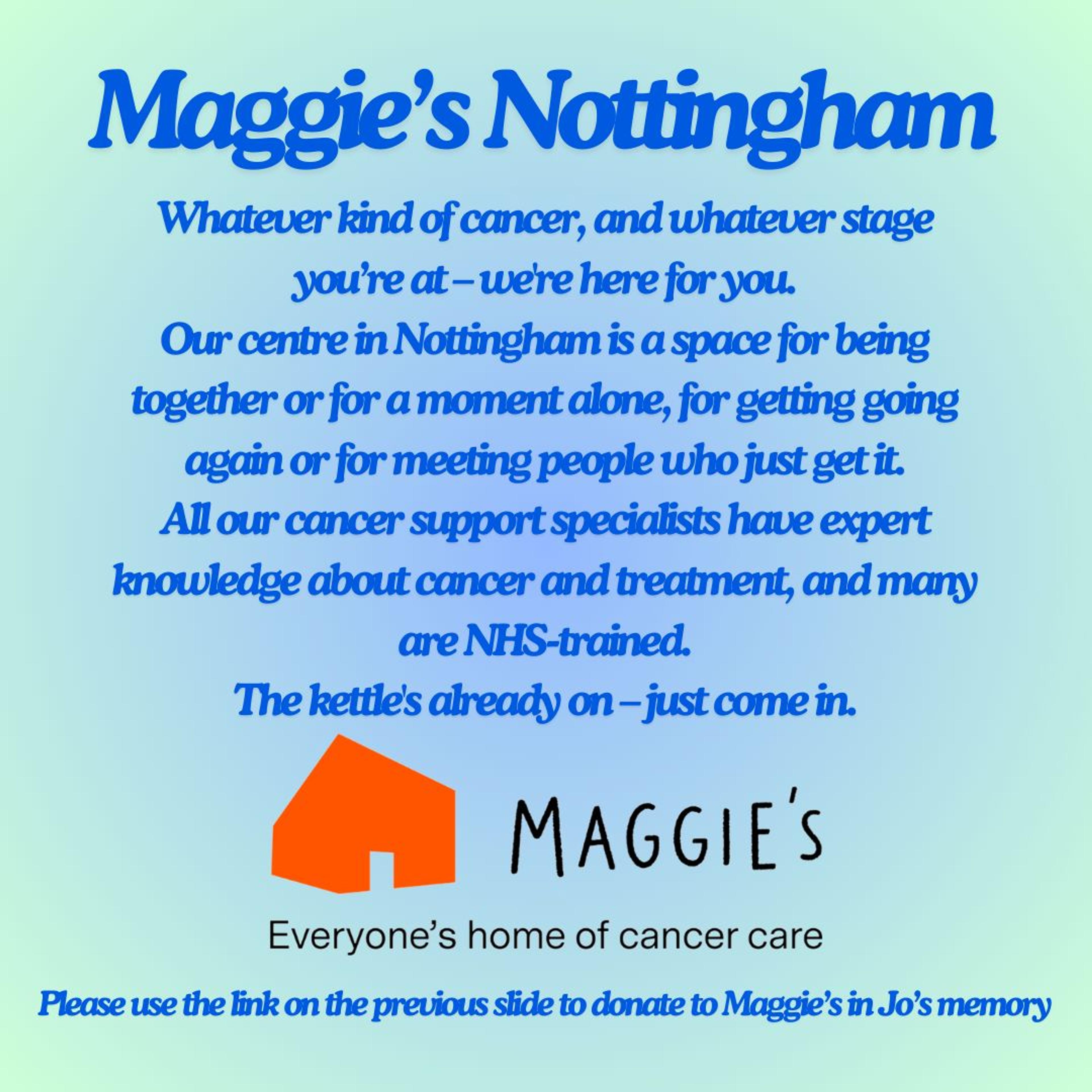 Maggie's Nottingham