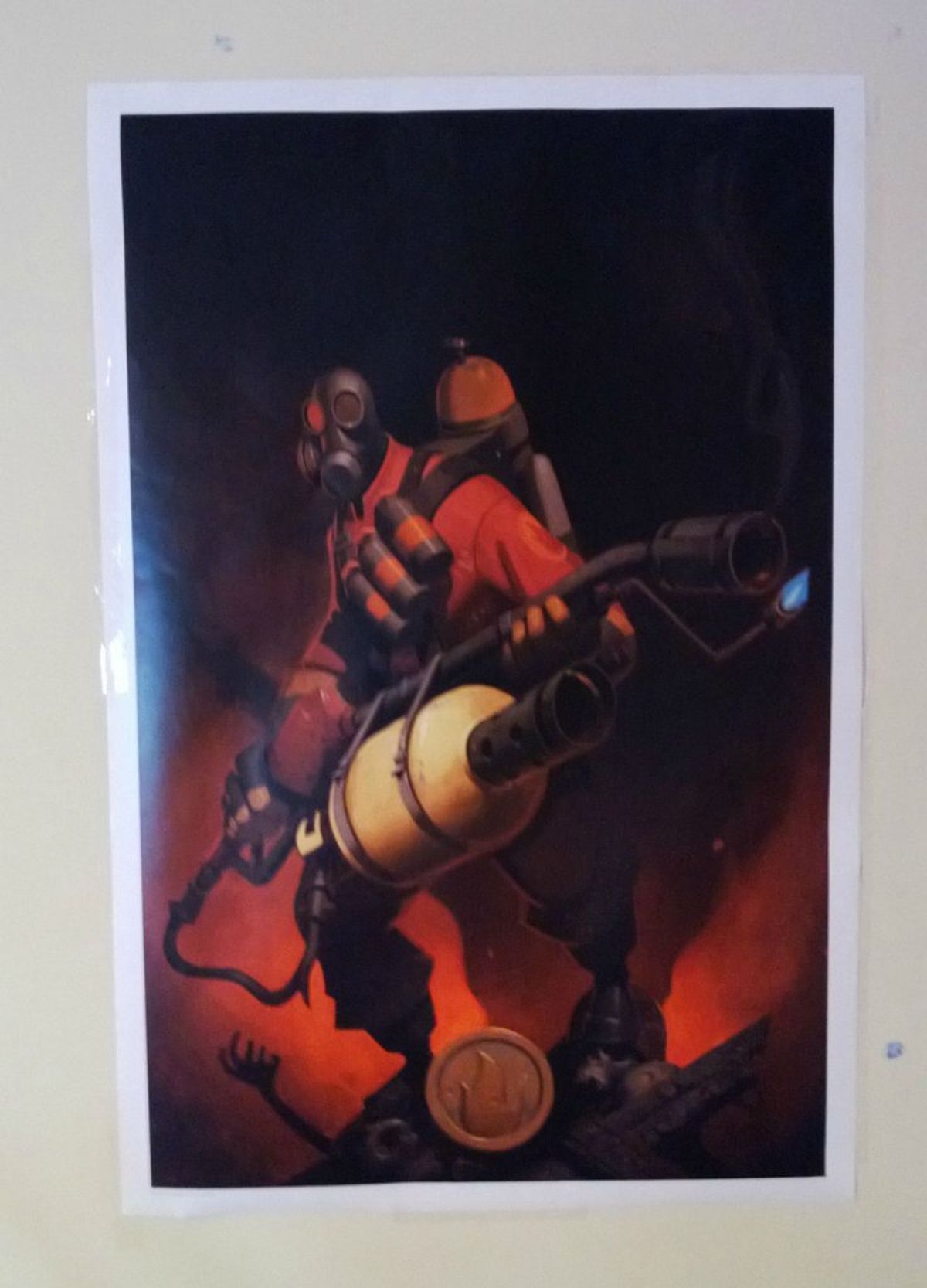 Pyro poster won by one of our donors.