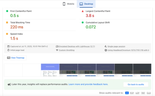 Google PageSpeed Insights
