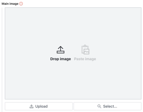 How to upload an image in the Sanity Studio