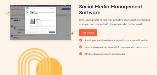 Hubspot Social Media Software