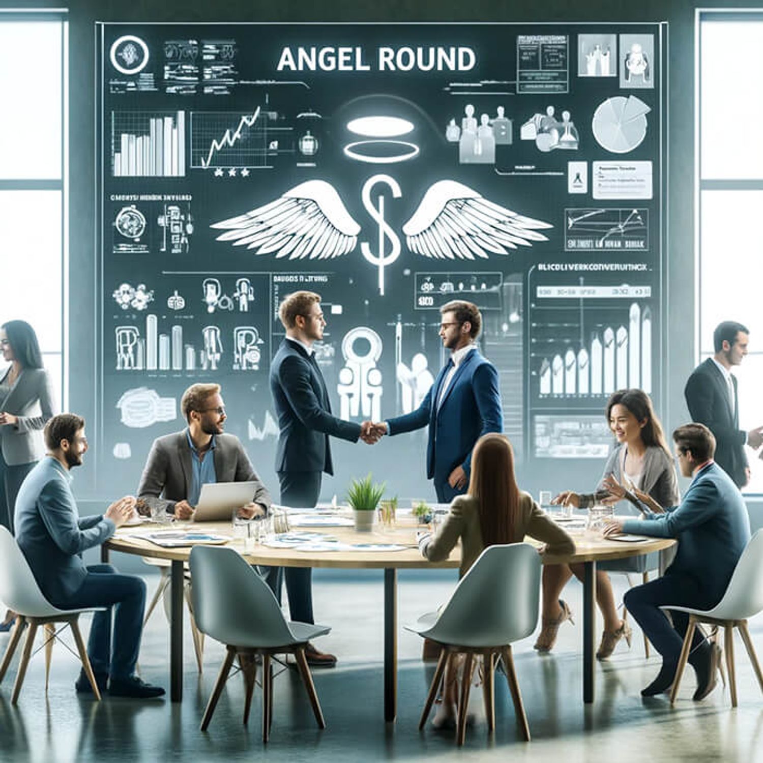 Startup closing a angel round funding