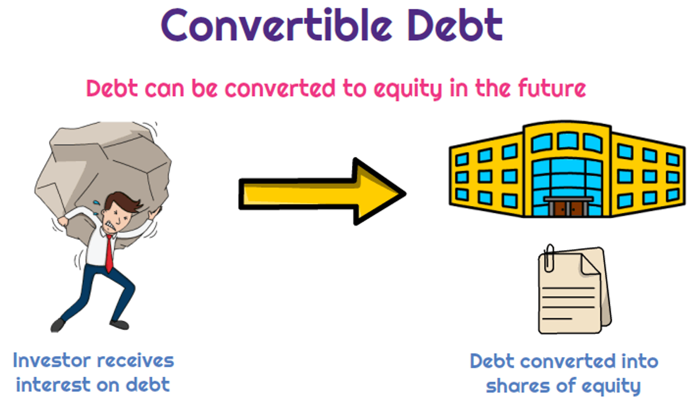 Startup business convertible loans
