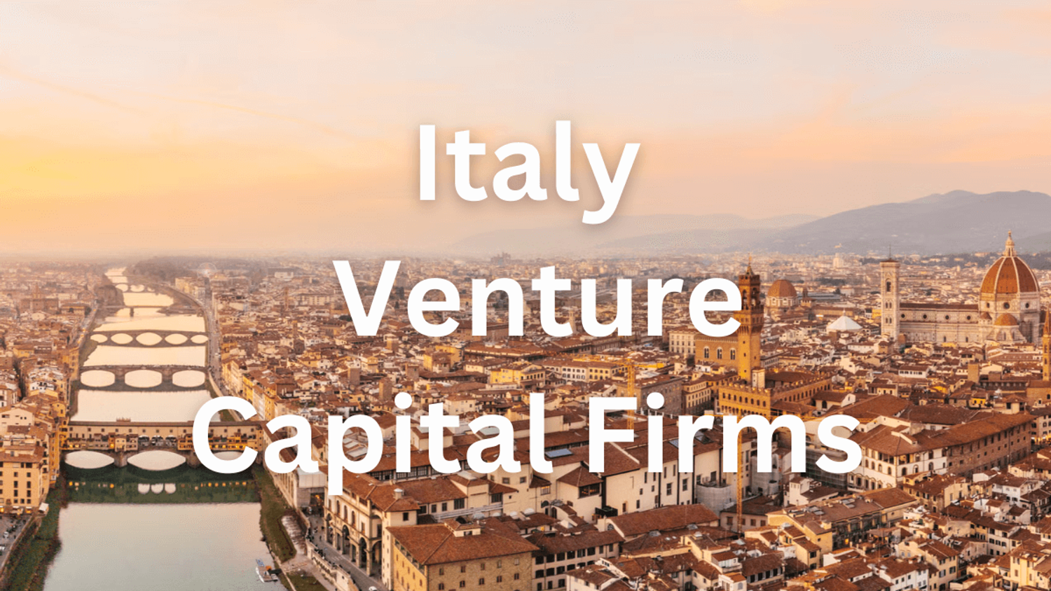 Scenic view of an Italian city with historic buildings and a vibrant urban atmosphere, reflecting the venture capital firms in Italy