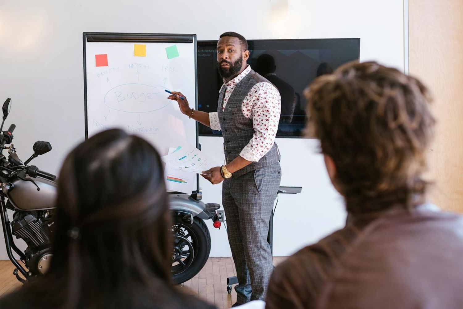 Designing a pitch deck for investors