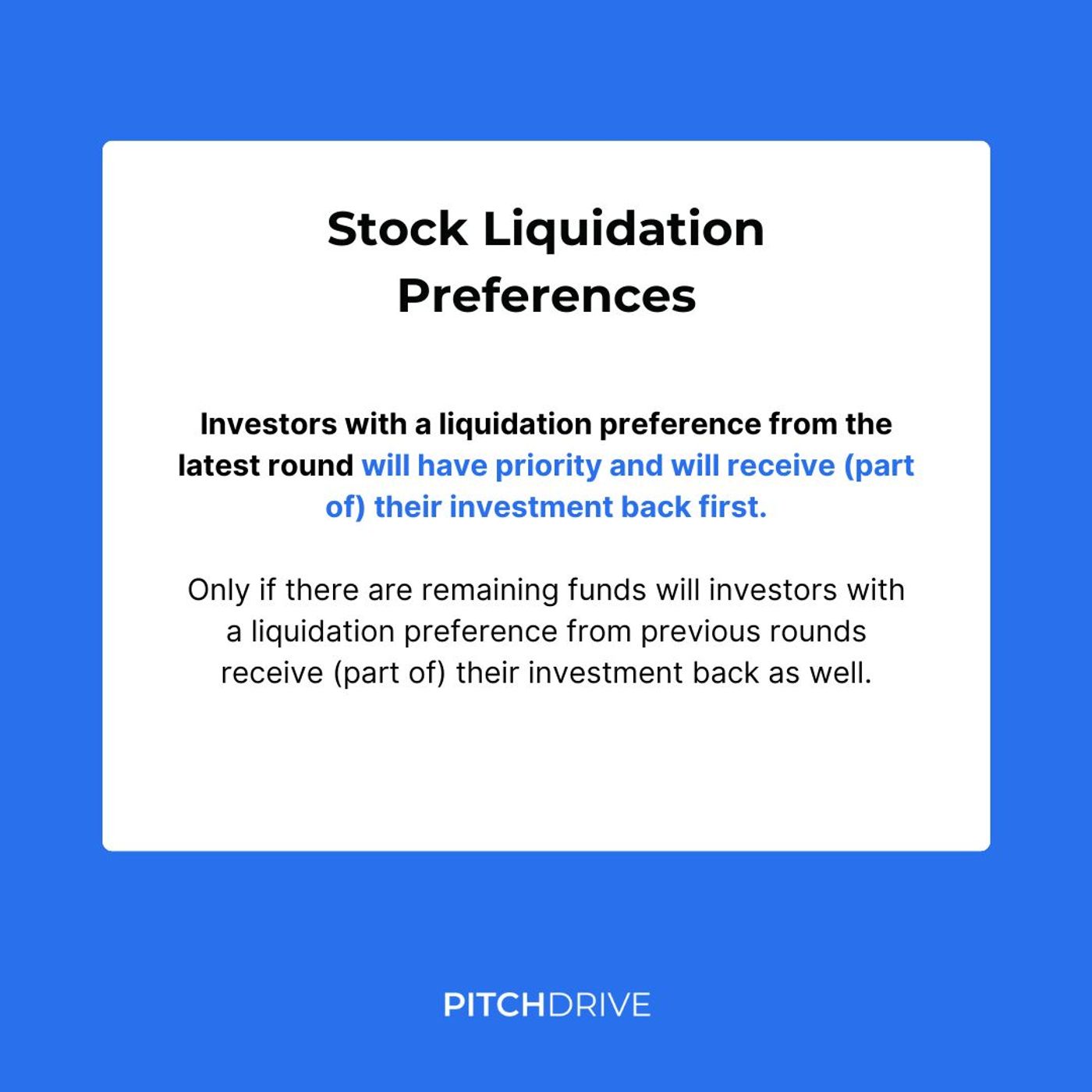 stock liquidation preferences