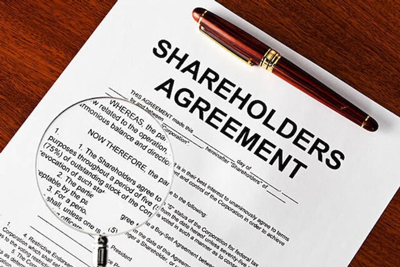 shareholders agreement SHA example