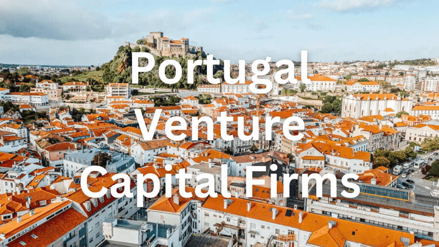 Colorful view of a Portuguese city with tiled buildings and scenic coastal backdrop, mirroring the vc firms landscape in Portugal