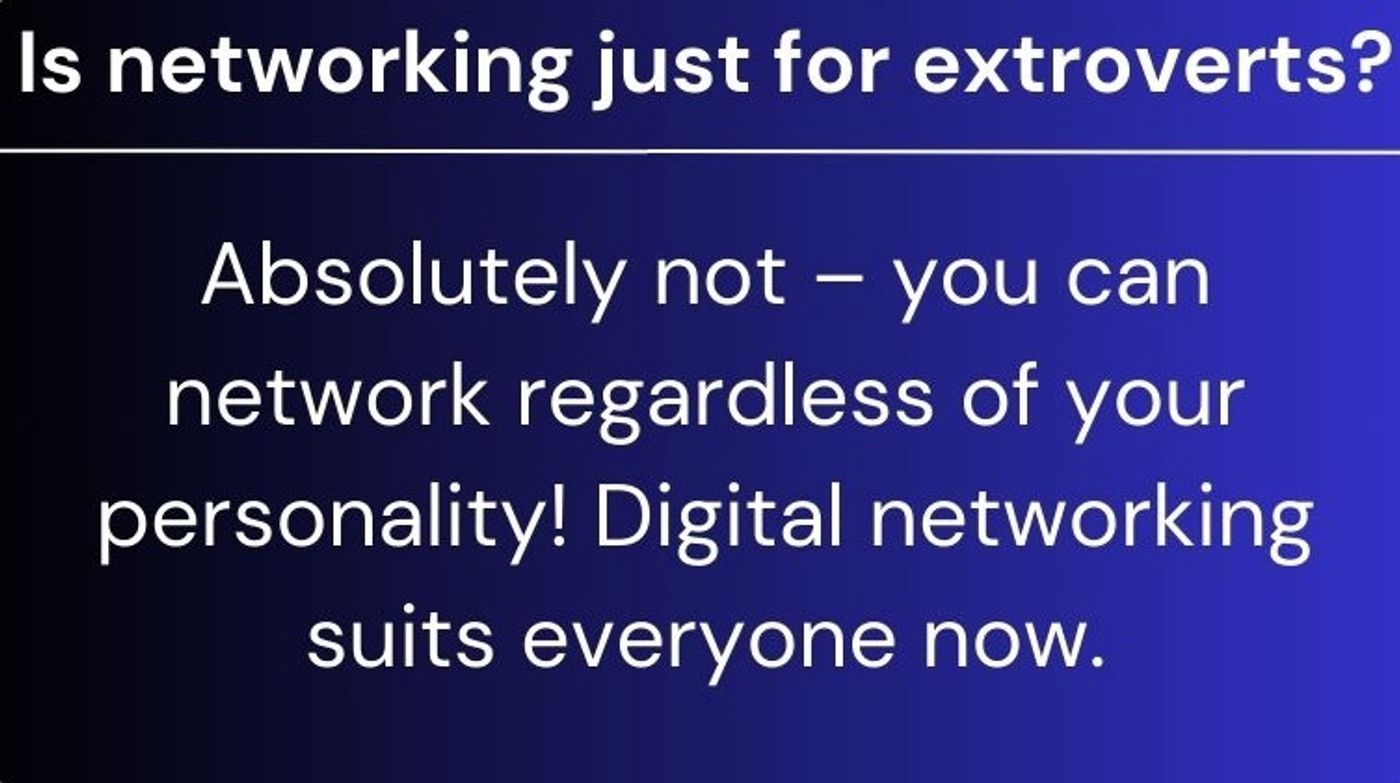 Are networking jobs for extroverts