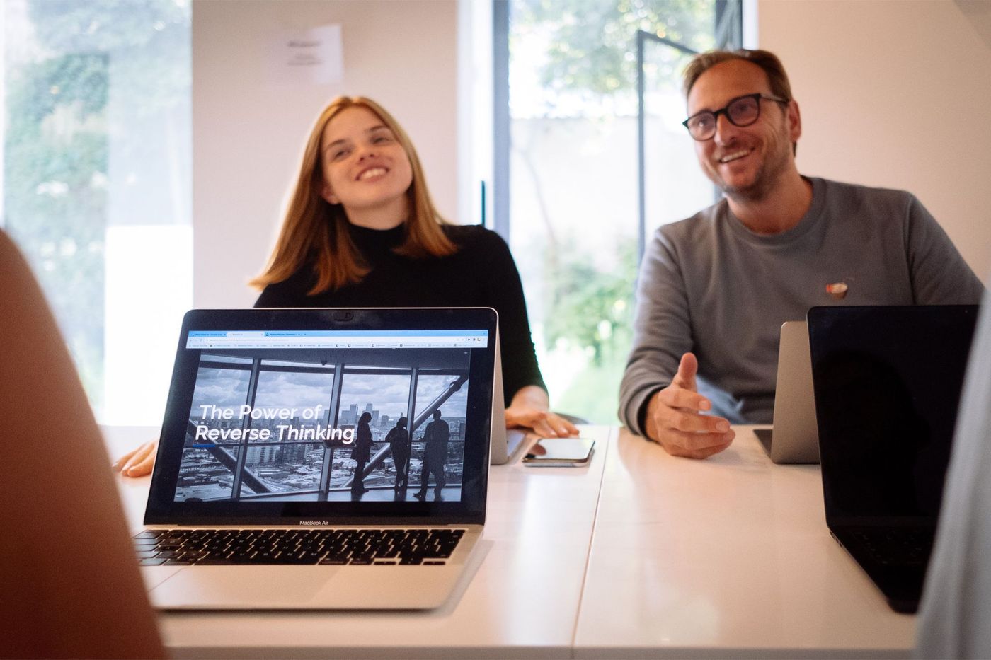 Members of Pitchdrive talking about b2b sales strategies