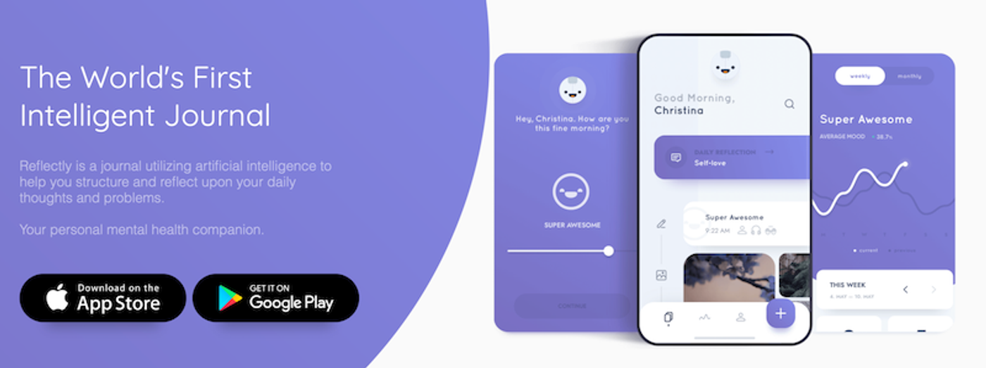 Reflectly landingpage
