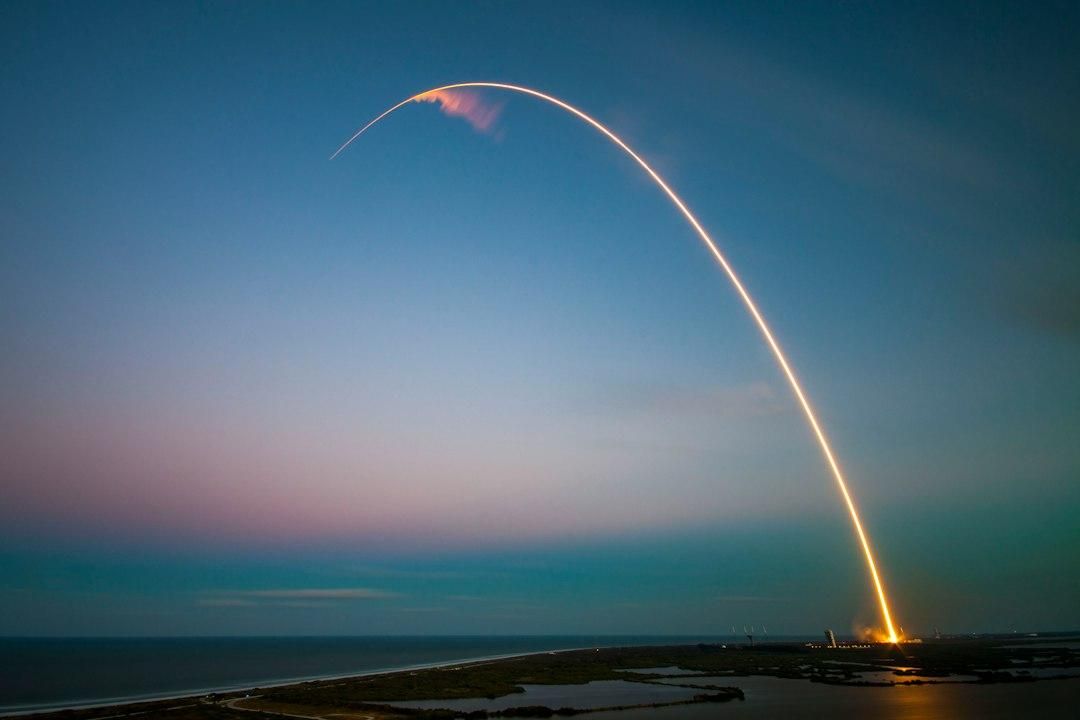 Photo of a rocket launch