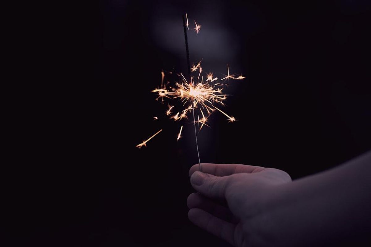 A sparkler