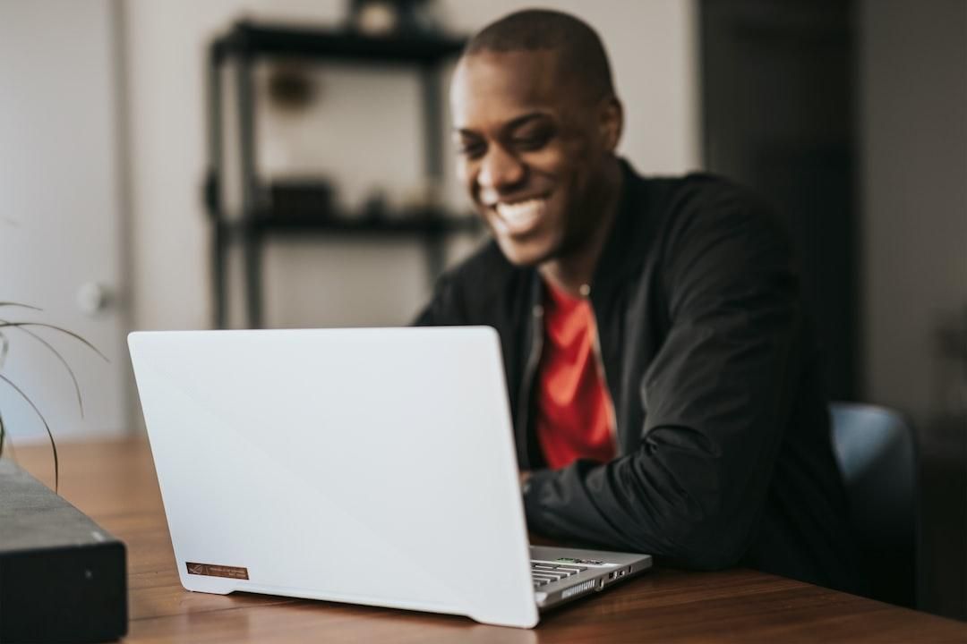 Person using laptop