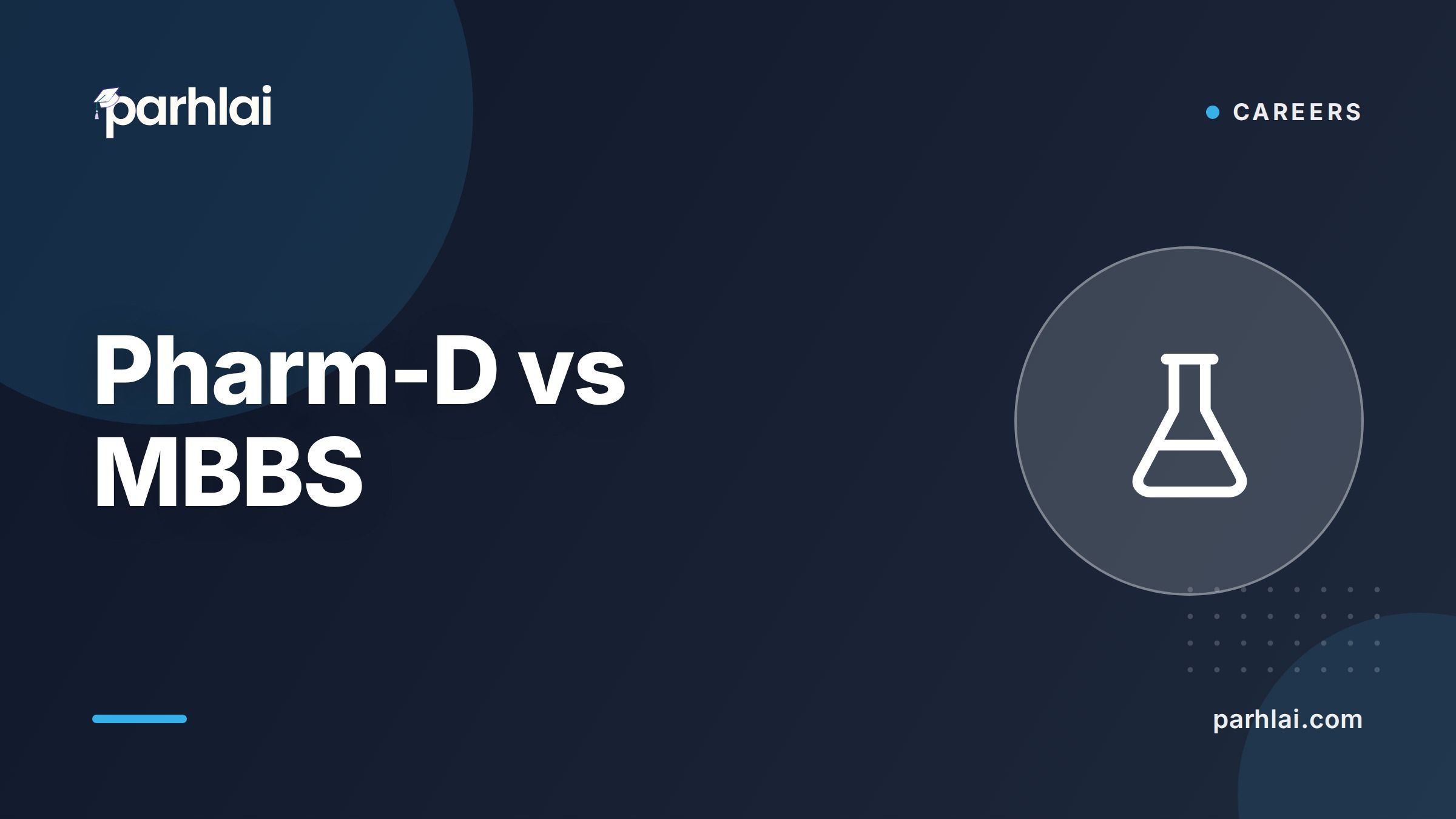 Parhlai blog cover for "Pharm-D vs MBBS: Which Is Better for Pre-Medical Students?"